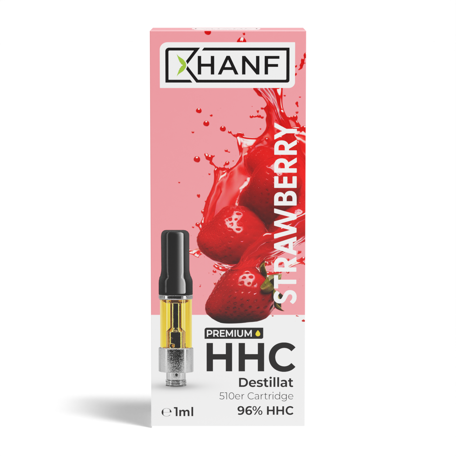 HHC Vape Pen Kartusche - Strawberry 1ml