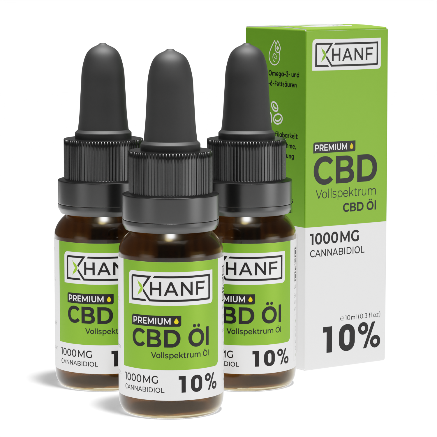 CBD Öl 10% XHANF 3er Pack